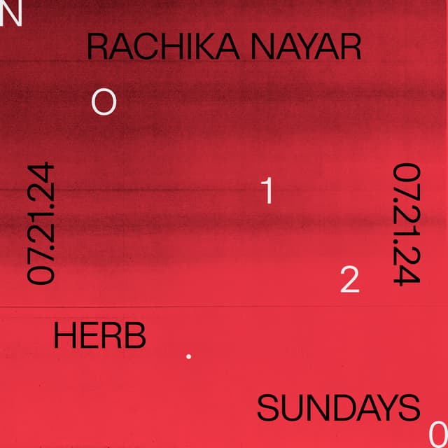 Herb Sundays 120: Rachika Nayar